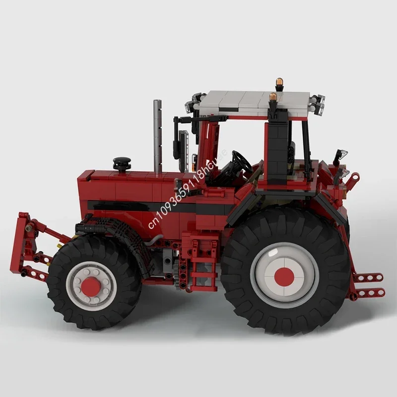 1104 Uds ciudad técnica clásica internacional 1455XL Tractor coche Moc bloques de construcción camión ladrillo DIY juguetes para niños