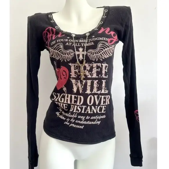 Emo Shirt 2000S Got… - image