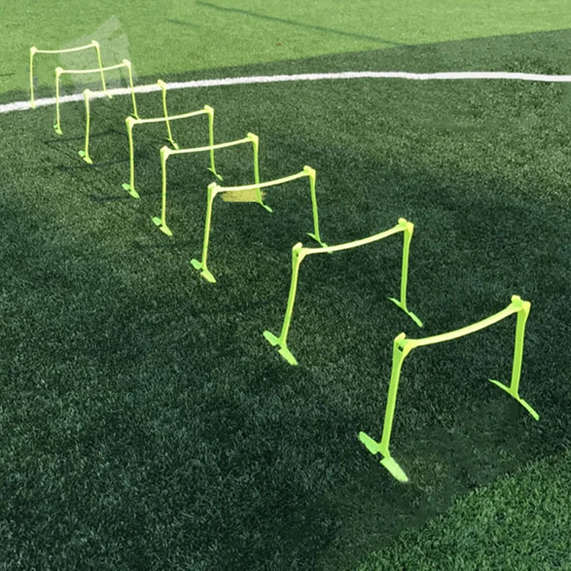 Adjustable Hurdles And Cone Set Agility Hurdles Disc Cones For Soccer Sports Plyometric Speed Training