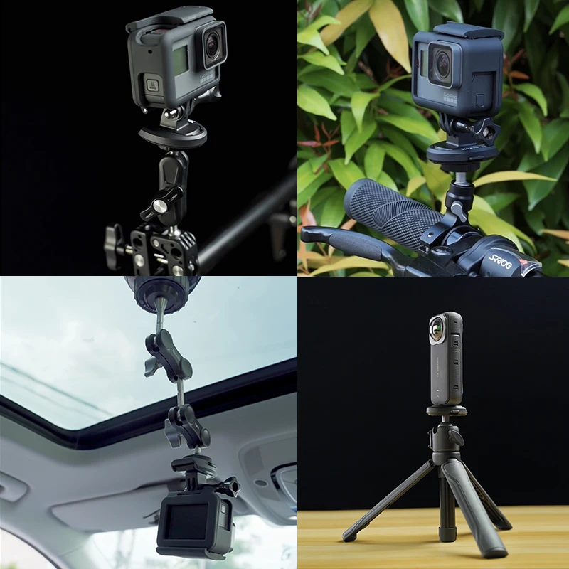 كاميرا COBONE سريعة الإصدار متعددة الوظائف تحويل الحركة Insta360/Gopro Universal سريعة القابلة للفصل حامل ثلاثي متنقل Dccessories