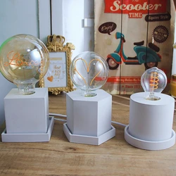 Concrete Lamp Holder Silicone Mold,Resin Mold for Casting Light Bulb Base and Incandescent Lampholder,Silicone Mold for Cement
