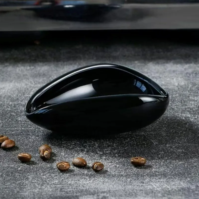 

Дозирующий лоток для кофейного порошка, подходит для домашнего кафе, простой лоток для кофе, аксессуары, мерная чашка для кофейных зерен, керамический лоток для взвешивания