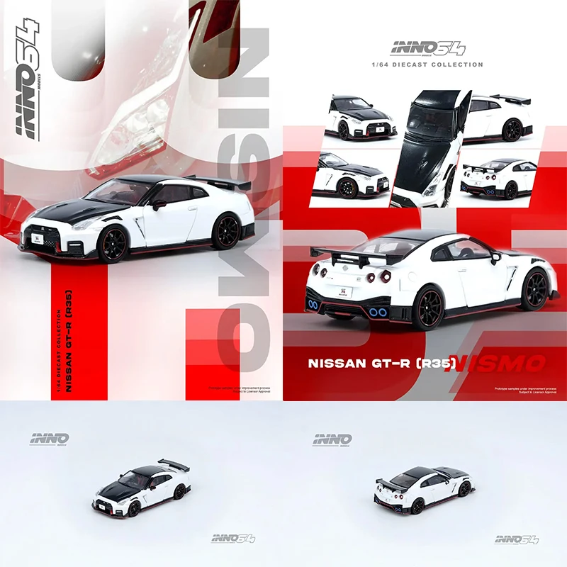 Inno Op Voorraad 1:64 Lbwk F40 Tokyo Auto Salon 2024 Diecast Diorama Auto Model Collectie Miniatuur Speelgoed