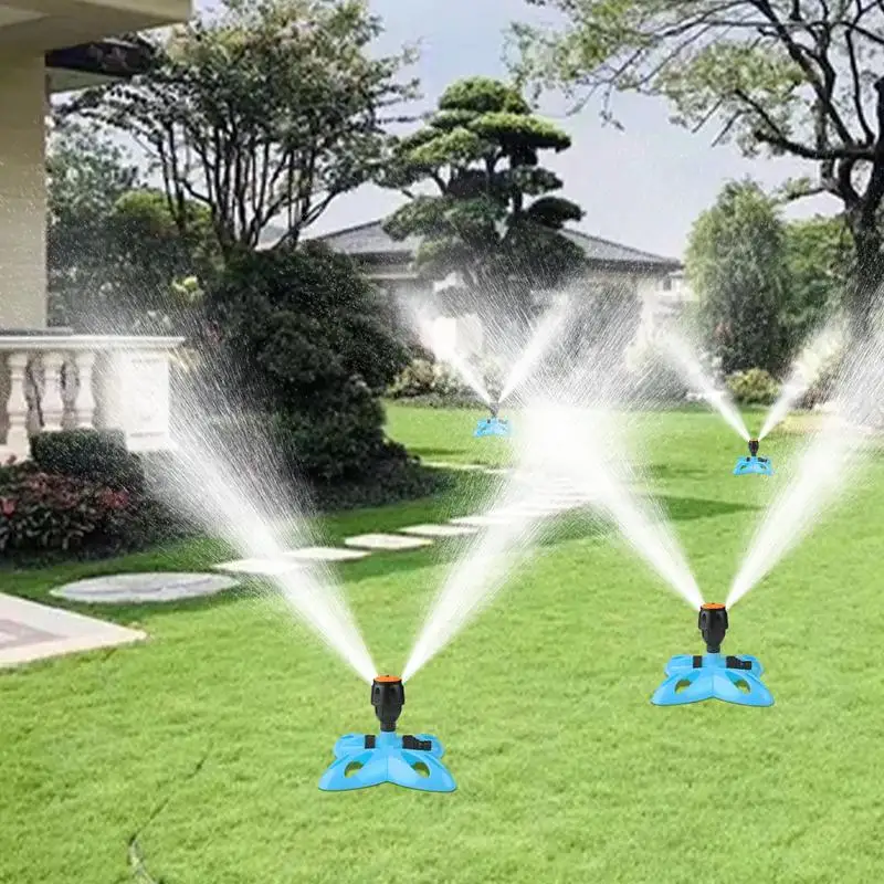 

Rotating Sprinklers For Yard Lawn Garden Watering Sprinkler 360 Degree Rotating Quick Connect Automatic Large Area Sprinkler For