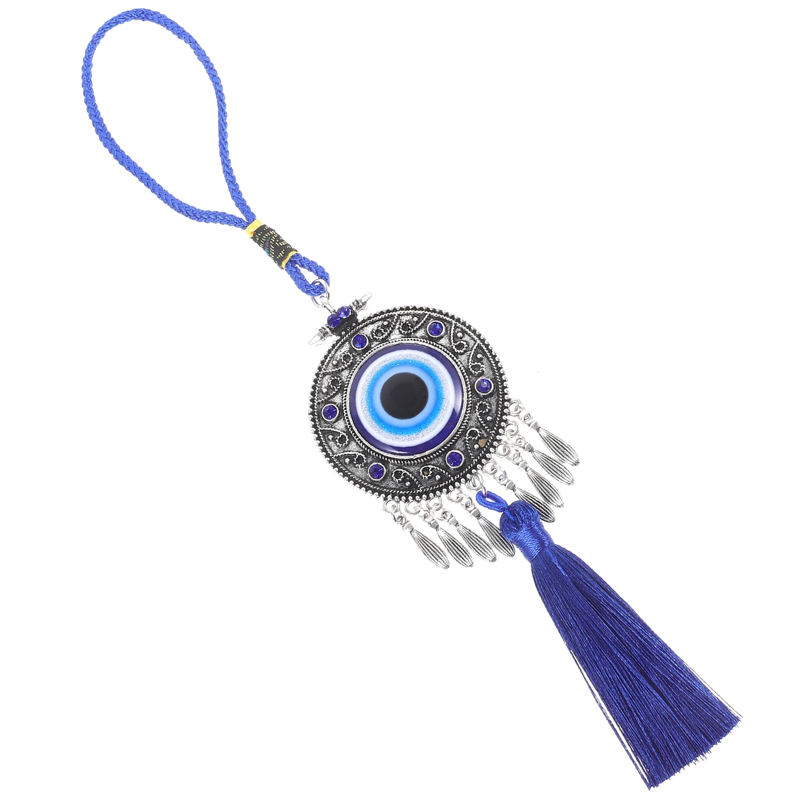 

Evil Eye Hanging Ornament Blue Charm For Car Rearview Mirror Wall Door Window Decor Hanging Car Decoration