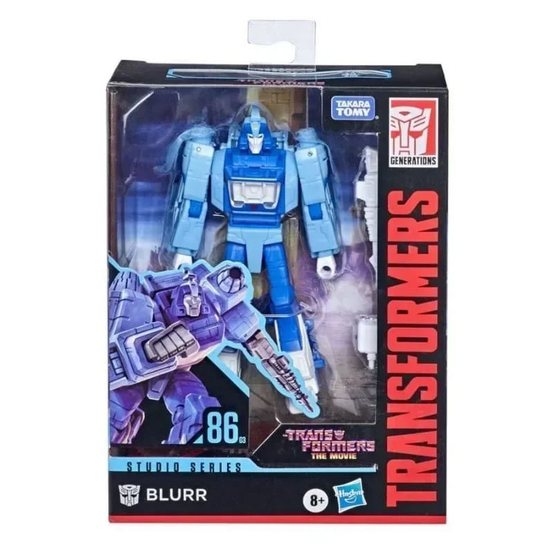 Nowa zabawka Takara Tomy Transformers Movie1986 SS86-03 Deluxe Class Blurr Figurka akcji Robot Zabawki Prezent Klasyczne figurki anime