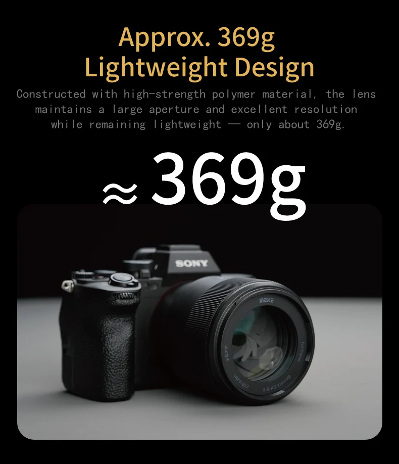 Meike 85mm F1.8 SE Mark II Vollformat-Autofokus-STM-Objektiv für Sony E/Canon EF/Nikon F/Nikon Z/Panasonic L-Mount Kameras – Detail 7