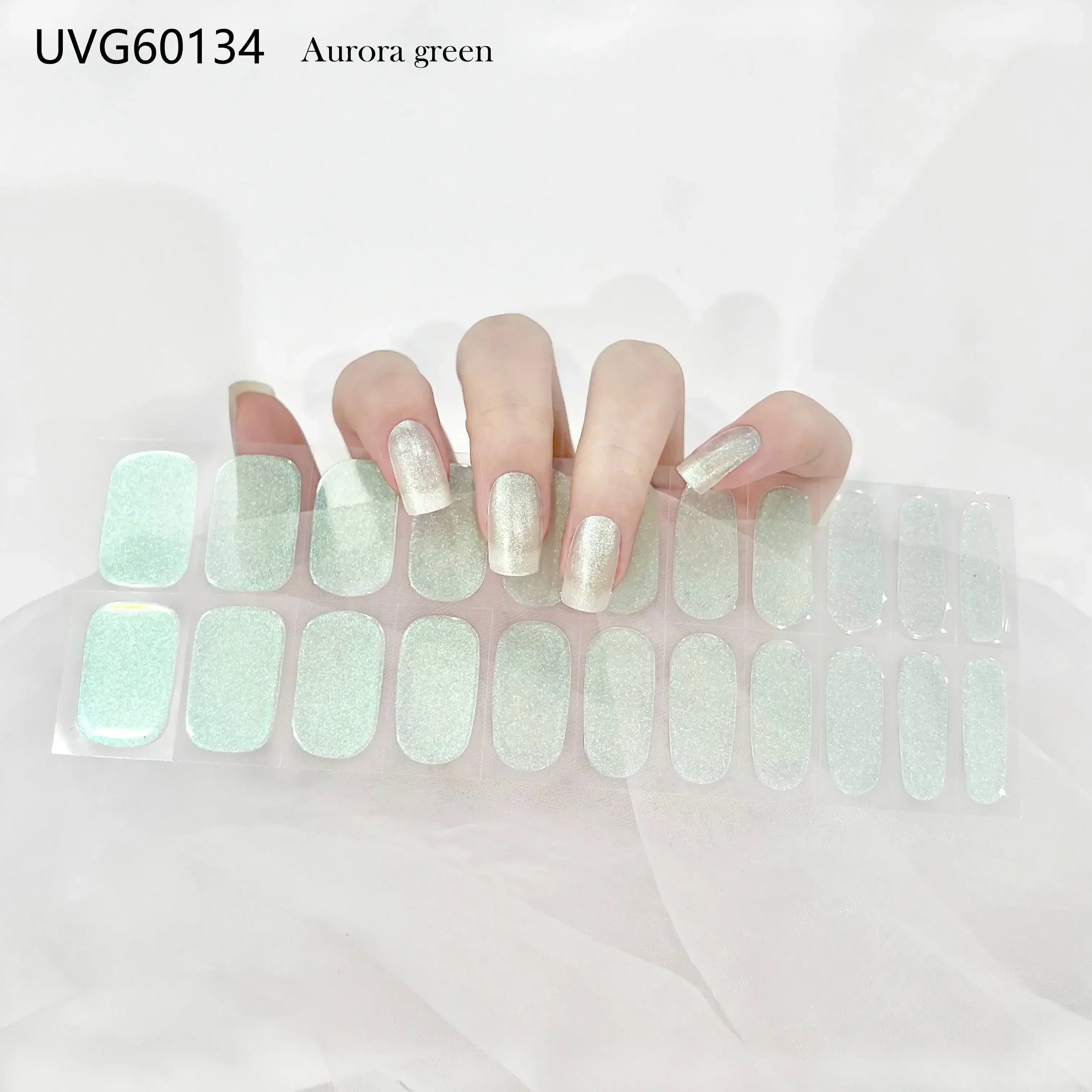 Enveloppes d'ongles en gel durci à la lampe UV, longue durée, couverture complète, vernis, décalcomanies adhésives, manucure française, pointes pour extension d'ongles