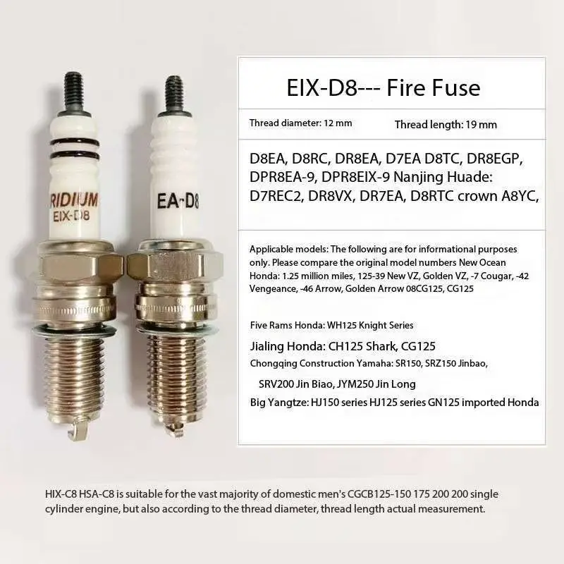 

spark plug Li Ben Motorcycle Spark Plug Iridium Accessories Electronic Spray Motorcycle Spark Plug D8tc