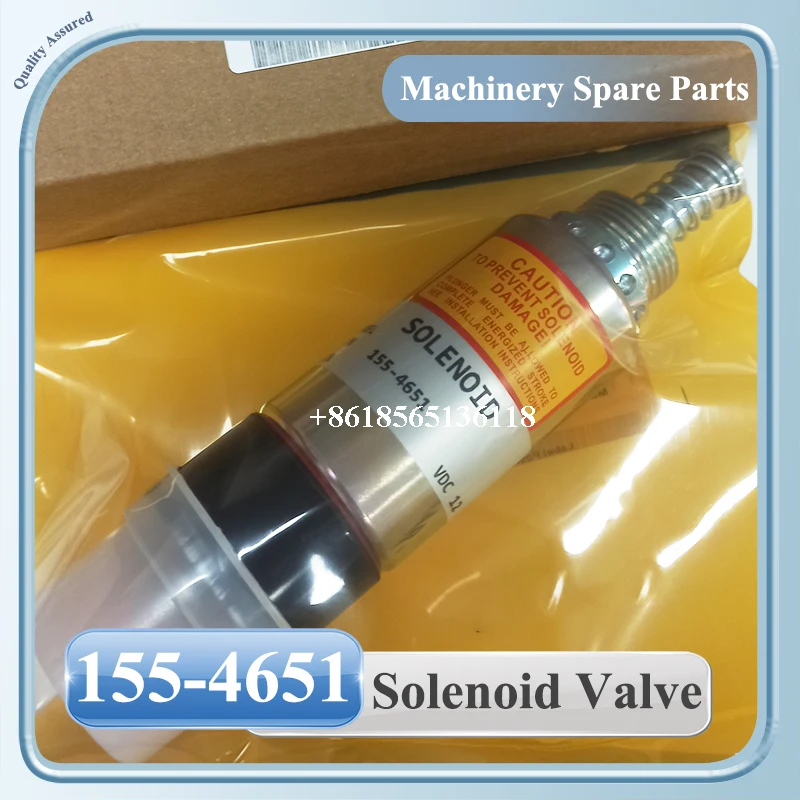 

12V 24V 155-4651 155-4652 Flameout Solenoid Valve for E320B E325B E322B E325C Excavator