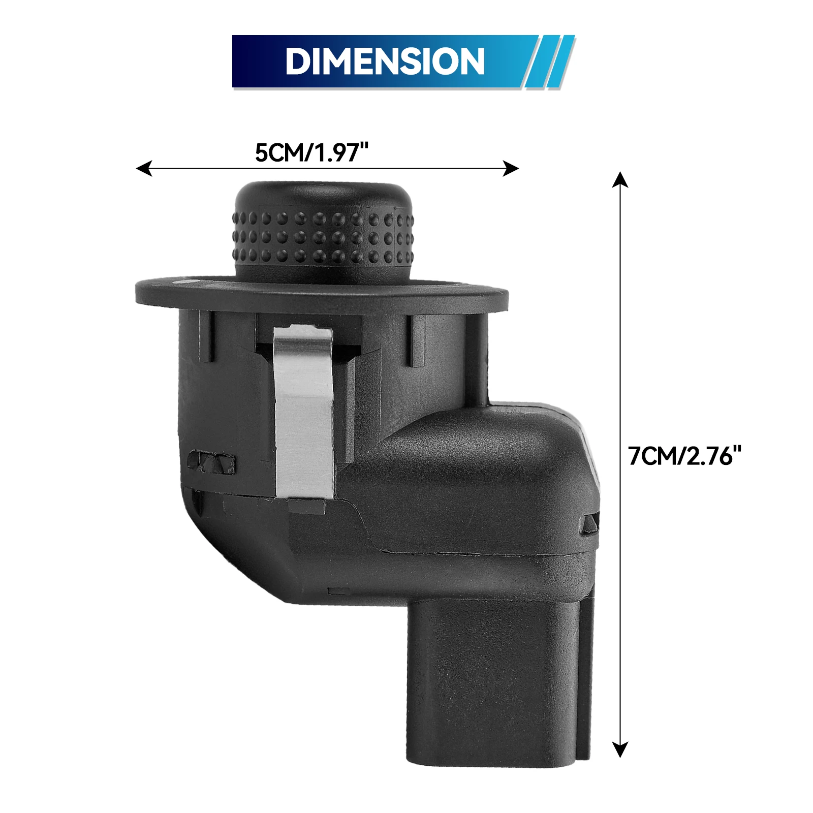 8200214921 8200676529 Electric Wing Side Mirror Knob Control Switch Button With Folding For Renault Captur Clio MK4 Modus Captur