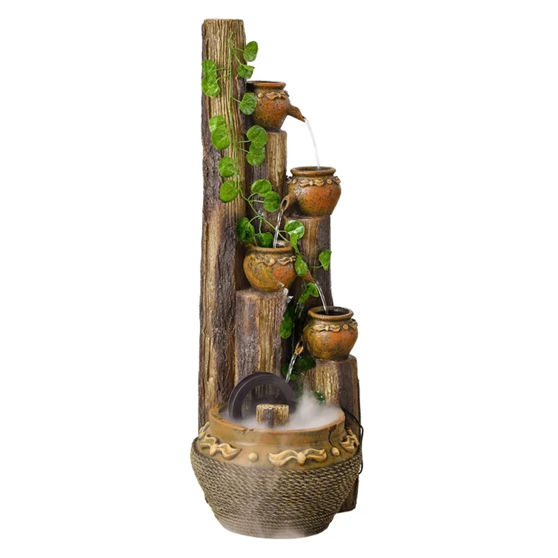 Floor-to-ceiling decoration lantern running water fountain circulating water indoor lucky waterscape creative landscape