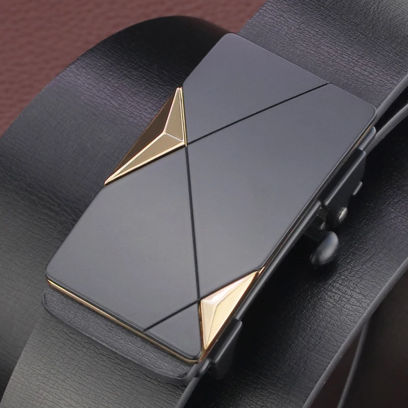 

Business Affairs Luxury Automatic Buckle Designer Belt Men Black Male Waist Straps Fashion Luxury Brand Cintos Masculinos Casual