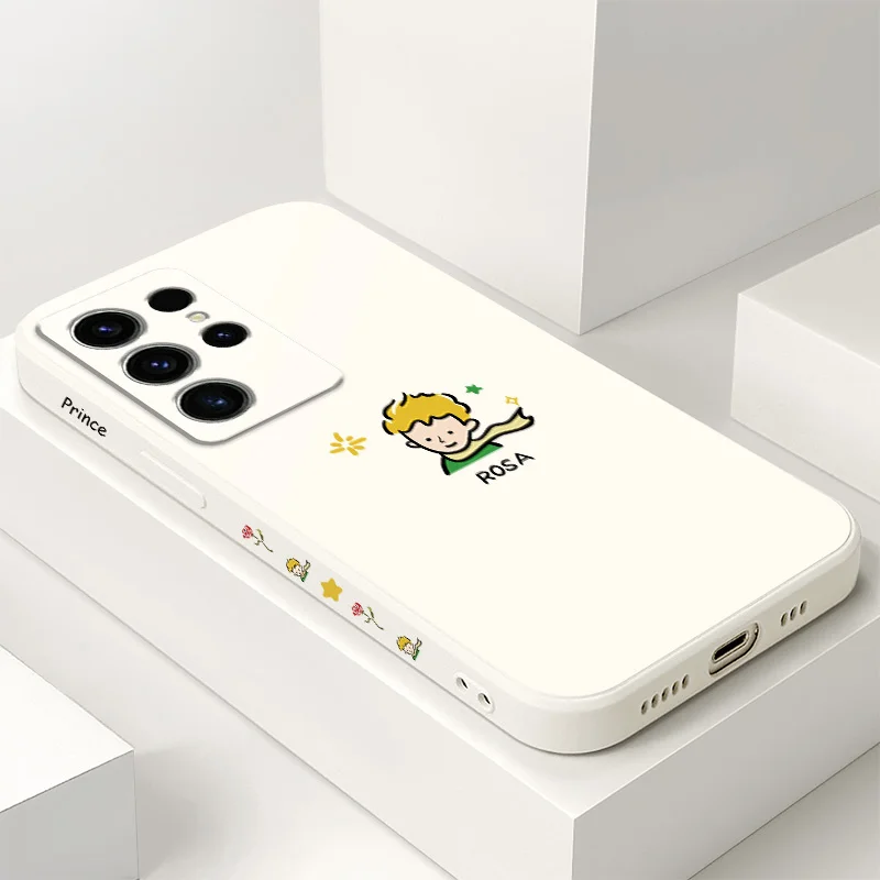 

Rose Prince Phone Case For Samsung Galaxy S25 S24 S23 S22 S21 S20 S10 S10E Ultra Plus FE Note 20 Ultra Plus Cover