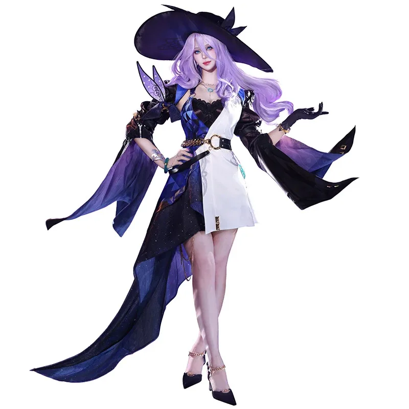 

Honkai Star Rail Cosplay Costume Popular Jade RPG Outfit Uniform Dress with Hat for Women Comic Con Party Costume
