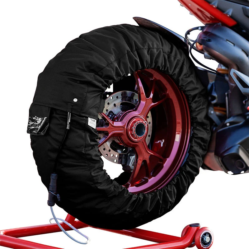 LS AUTO 12 cali 2 SZT. Wyścigowe Cyfrowe Podgrzewacze do Opon Motocyklowych Podgrzewanie Opon Ochrona Opon z Kontrolą Temperatury