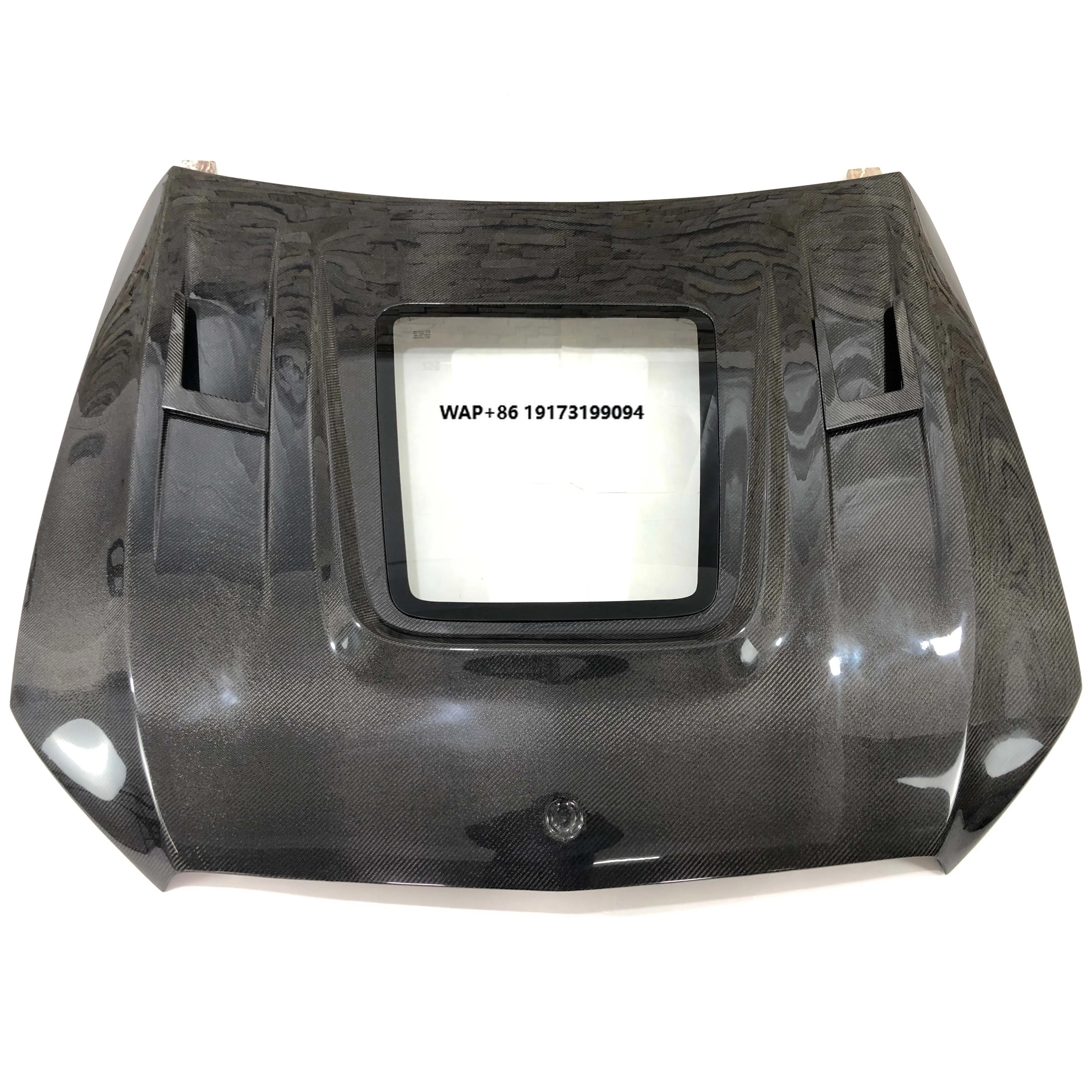 

New High Quality Carbon Fiber with Glass Bumper Front Vent for E-Class W213 E200 E300
