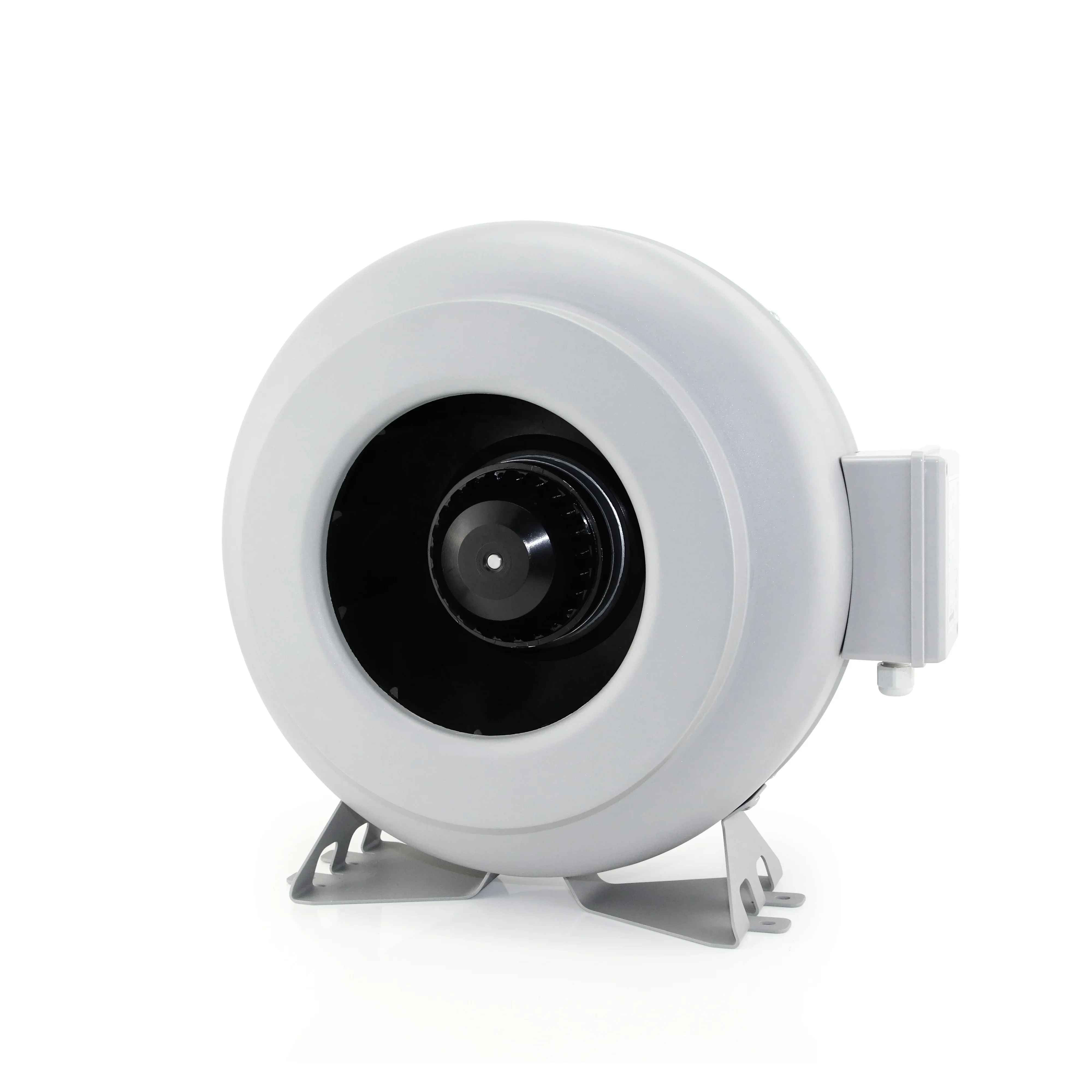 

Hon&Guan fan manufacturer AC metal circular centrifugal duct fan OEM/ODM planting and animal husbandry and hydroponics