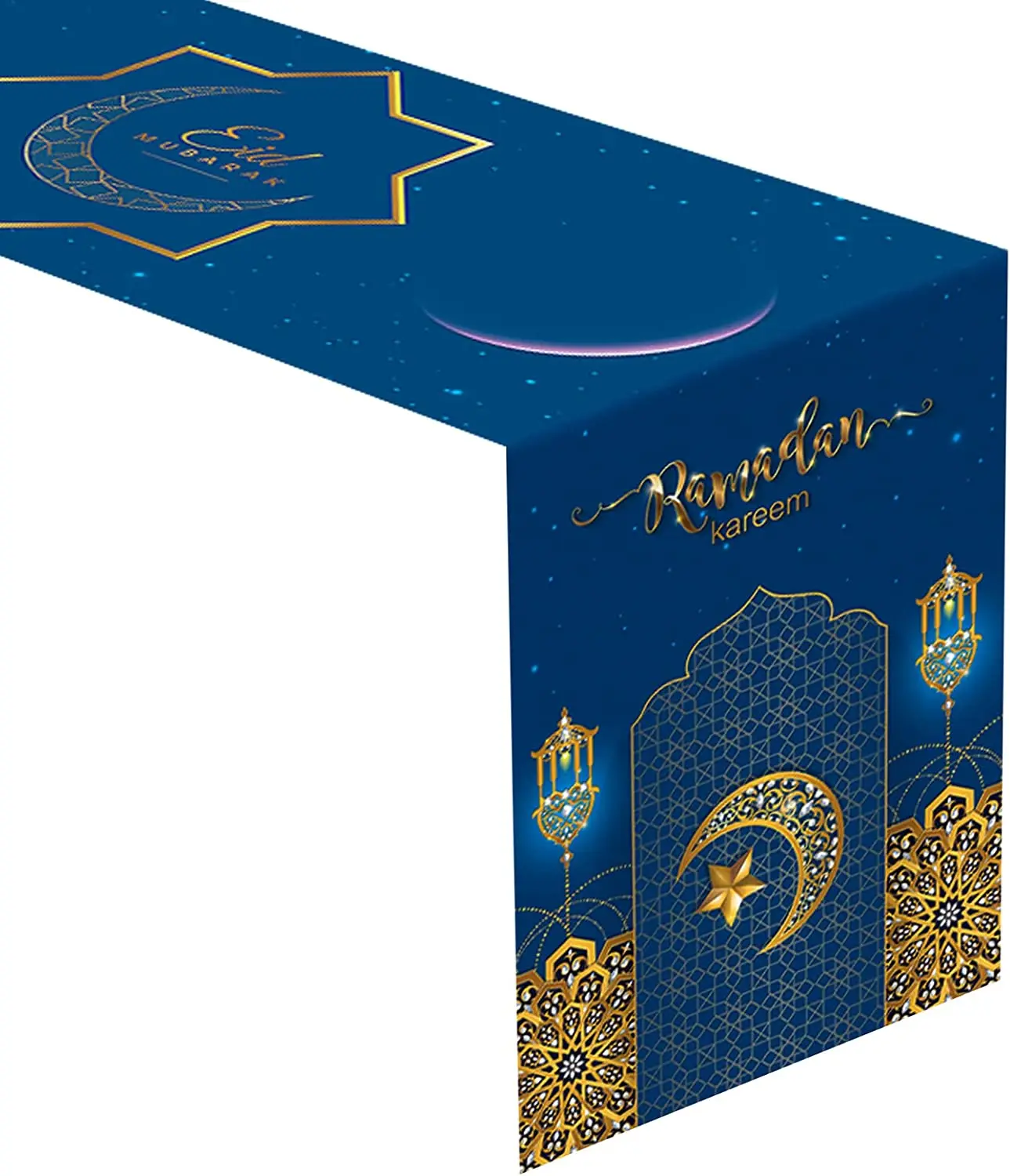 Ramadan Table Decorations Table Runners Mubarak Party Eid Al-Fitr Festive Celebration Restaurant Home Table Decorations