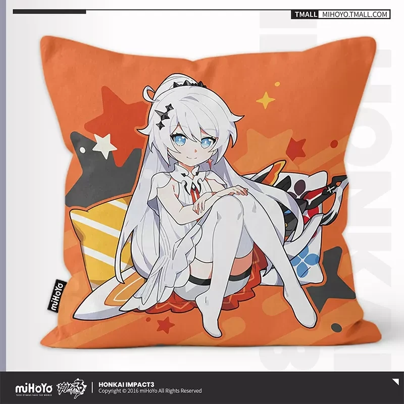 

Honkai Impact 3RD Herrscher of Thunder Plush Pillow miHoYo Official VALKYRIES Anime Accessory KIANA BRONYA Cosplay Cartoon Doll