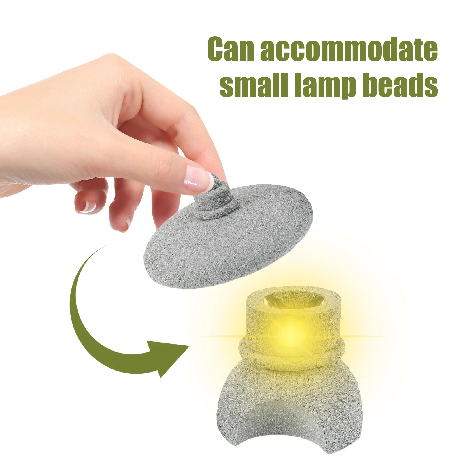 

Mini Bluestone Pavilion Statue High Simulation Landscape Ornament Indoor Outdoor Garden Decoration Micro Scene Tabletop Pavilion