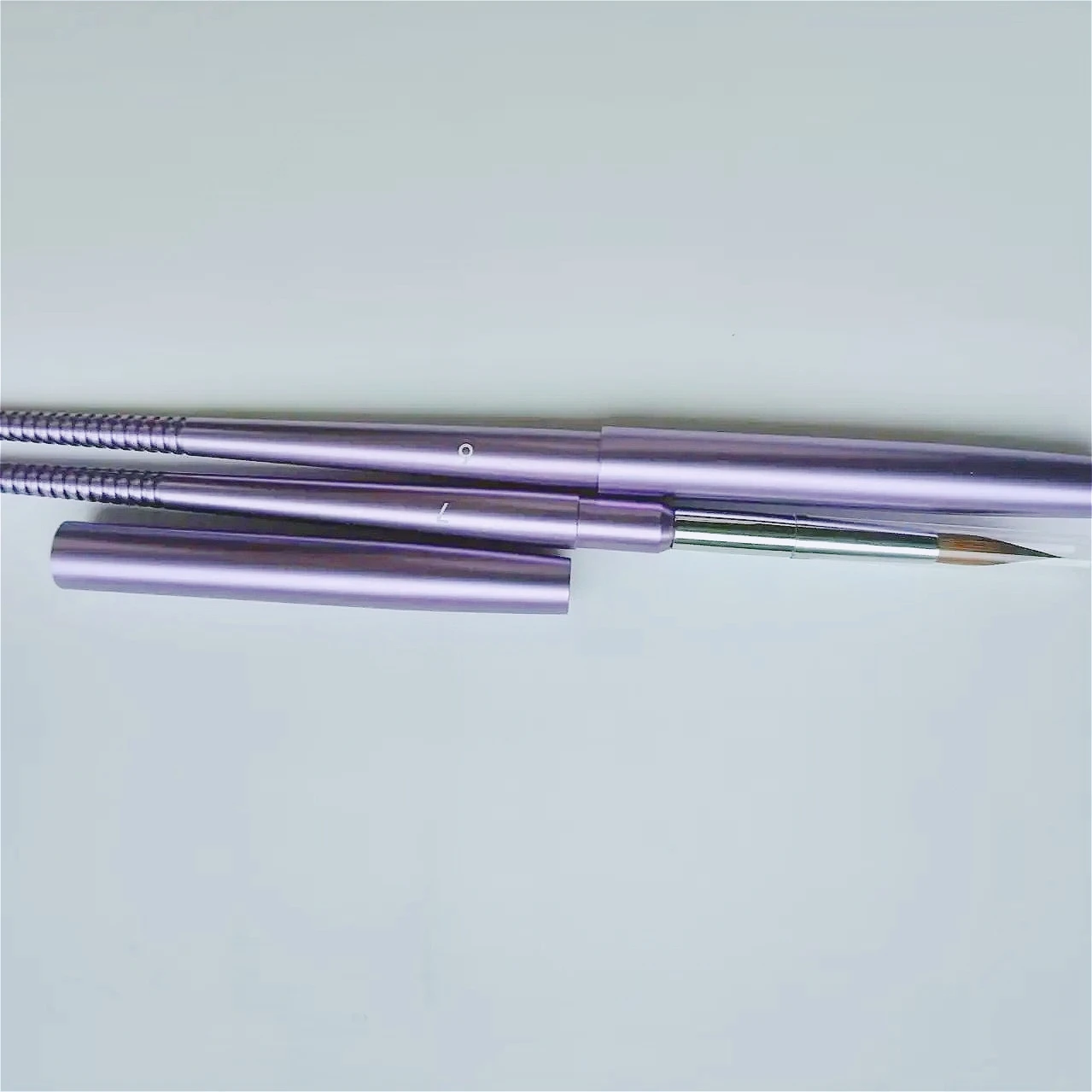 1pcs Portable New Standard Nail Technician's Premium Mink Hair Enamel Brush - Perfect for Application and Glazing s