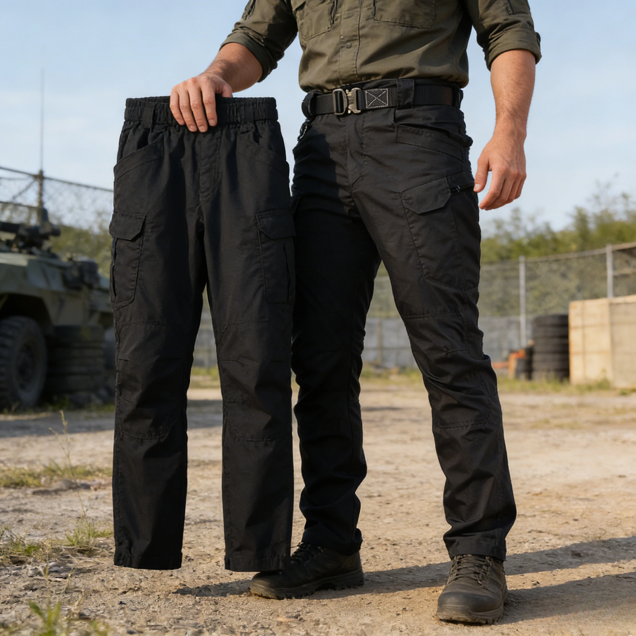 

Мужские брюки-карго IX7: городские тактические штаны с множеством карманов для любителей военной тематики