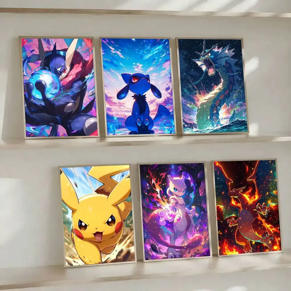 Pokemon Peripherals Charizard Arcanine Rapidash Anime Wall Art Canvas Print view 5
