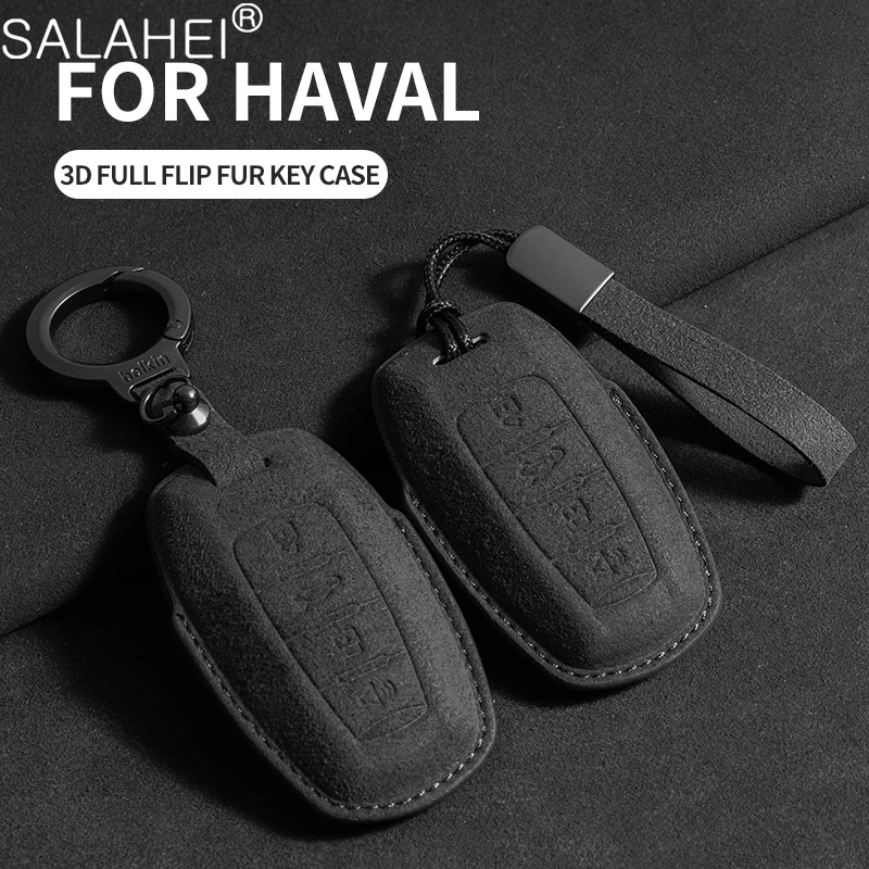 Fashion Car Remote Key Case Cover Shell For Great Wall Haval Hover H1 H4 H6 H7 H9 F5 F7 H2S GMW Coupe Jolion Protection Keychain