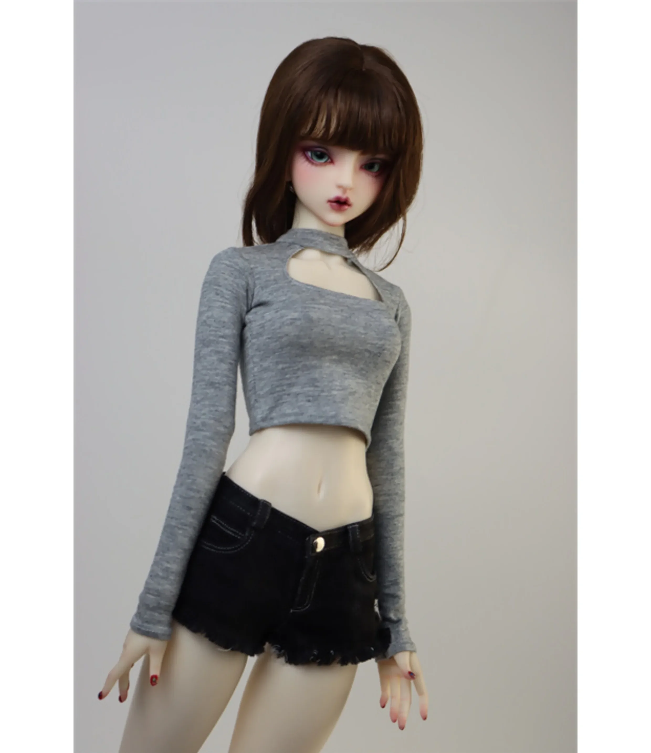 （Customize 30 Days） BJD/SD clothes 1/3 1/4 colorful Casual Long Sleeve T-shirt 1pcs