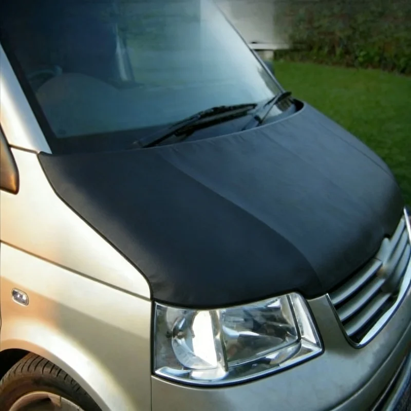 Motorhaubenabdeckung aus PU-Leder für VW T5 Transporter 2003-2009 Campervan Wohnmobil Motorhaubenschutz