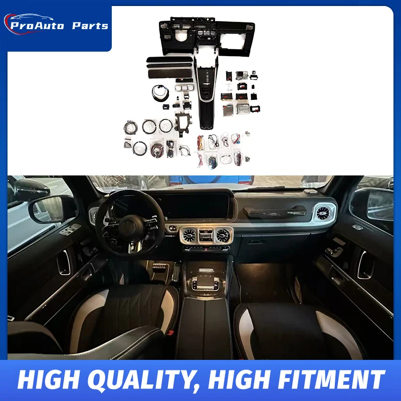 For Mercedes G Wagon W464 to W465 Full Interior Kit OEM Touch Screen & Electronic Parts 1:1 Exact Fit Top Quality Interior