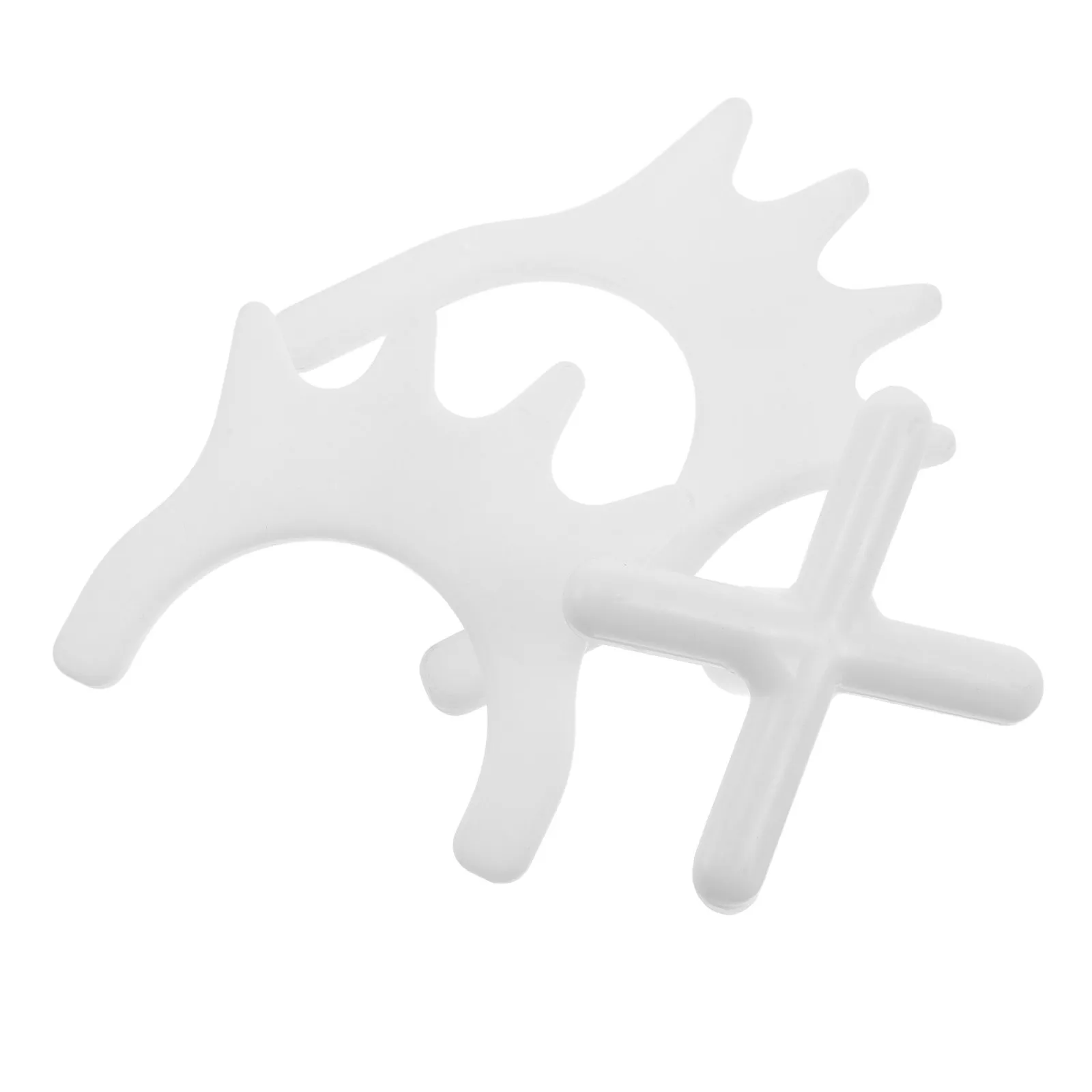 

3Pcs Billiard Bridge Heads Plastic Slip-on Pool Cue Bridge Head Snooker Cue Rest Game Room Pool Table Accessories