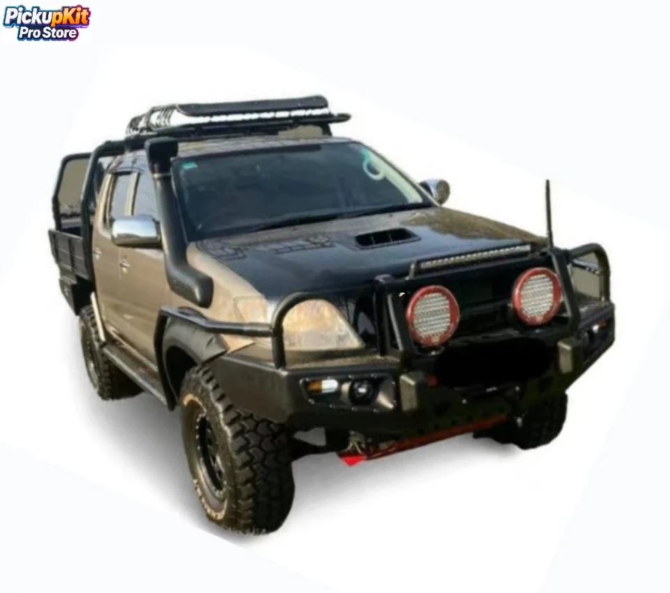

Gen Hilux Vigo Bull Bar Steel Powder Coated Off - Road Bumper