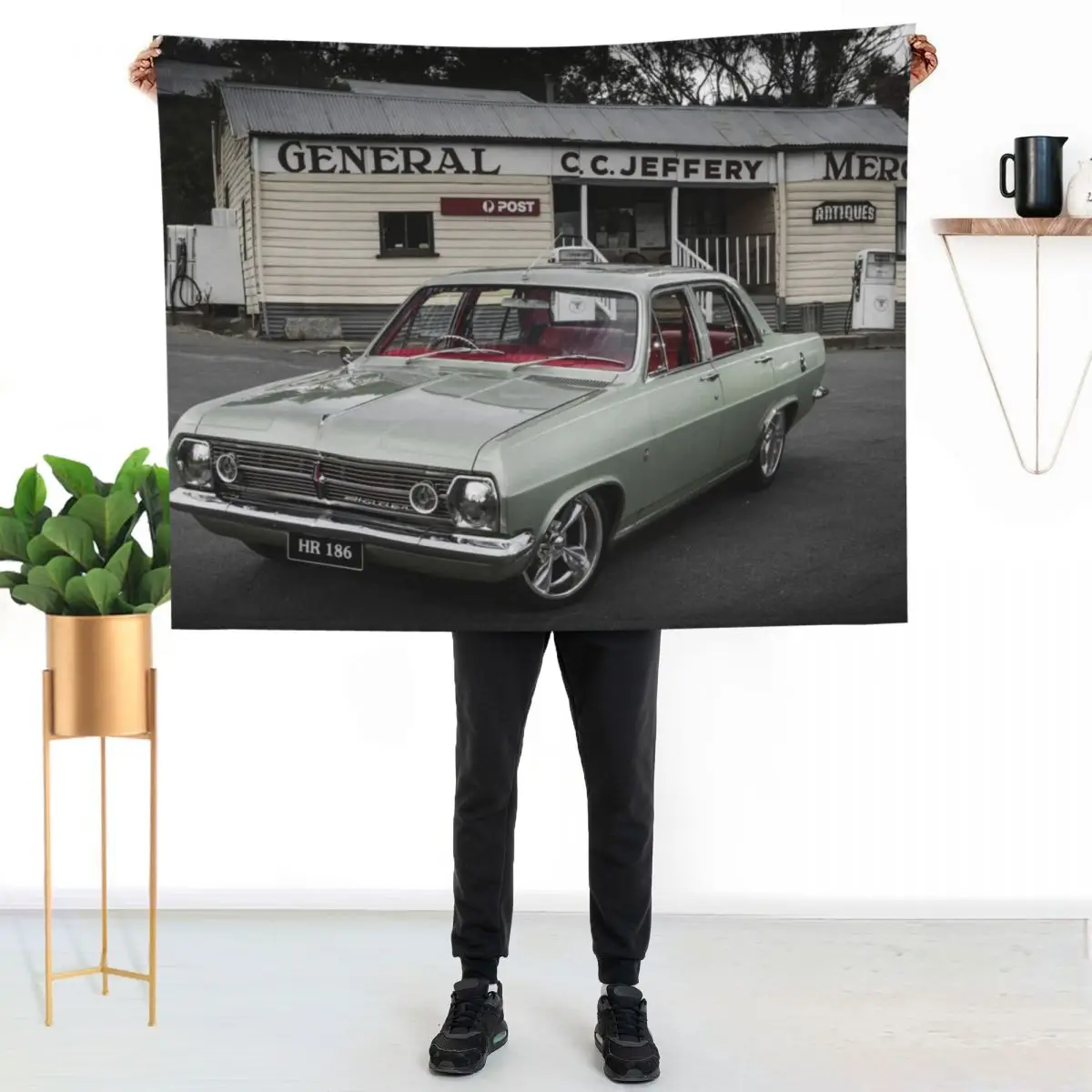 Stephen Booth's 1967 Holden HR Throw Blanket Giant Sofa Plaid on the sofa anime Decoratives heavy to sleep Sleeping Bag Blankets