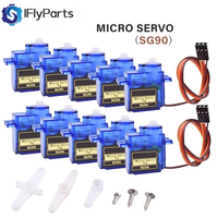 2/4/10/pcs Sg90 Servo Motor Micro 9g 180 360 Degree Mount Sg90 Kit Without Metal Gear Pro Rc Car Toy Airplane Arduino Uno Diy