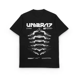 Techwear Cyberpunk Alien Tee Streetwear Fashion Black Cotton T-shirt For Men