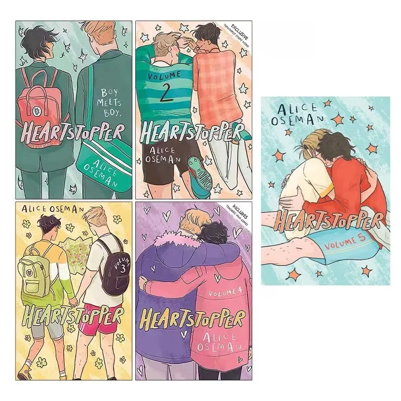 alice oseman anime sleeves livros serie heartstopper quadrinhos romance conjunto a livros para ler loja de romance volume a 5 01