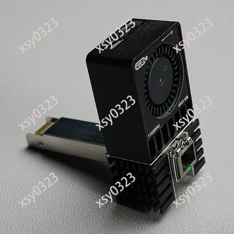

11500RPM Adjustable Speed Cooling Fan Full Aluminum Heat Sink for E GPON ODI SFP Optical Transceiver Computer Hardware Cooling S