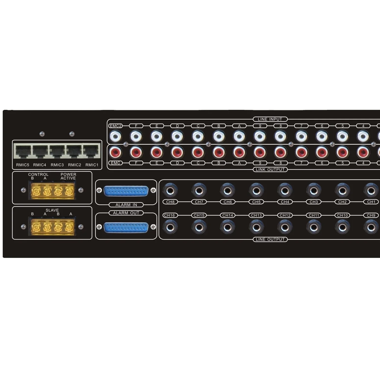 

public adress system full set catering Audio Matrix Controller system for restaurant