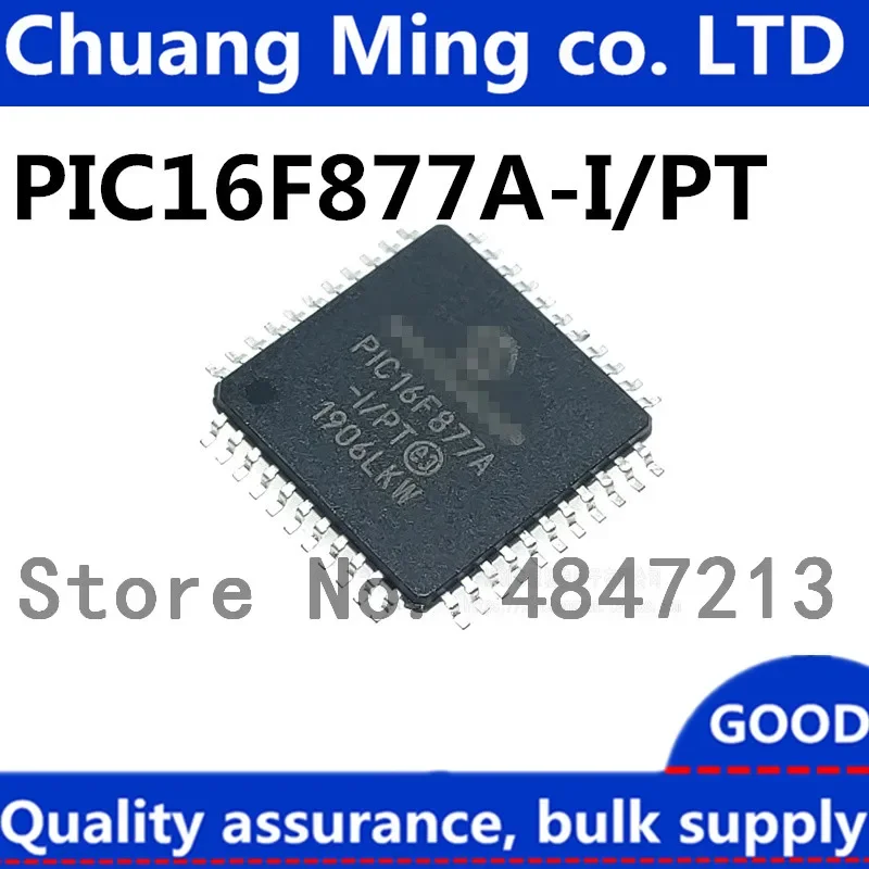 Free Shipping 50pcs/lots PIC16F877A-I/PT PIC16F877A PIC16F877 16F877A TQFP-44 IC In stock!