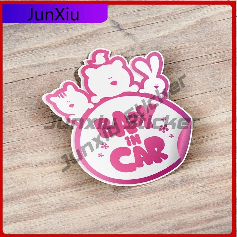 

Baby On Board Sign Baby In Car Girl Sign Vinyl Sticker Bumper Windows Windshield Decal Scratch-proof Exterior Stickers For Cars