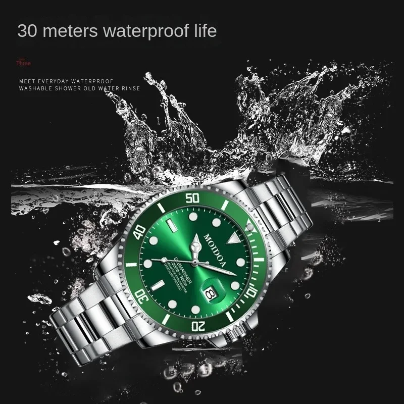 Luxury Fashion Men\'s Watches 30ATM Waterproof Hollow Out Technique Fully Automatic Movement Quartz Watch Relogio Masculino