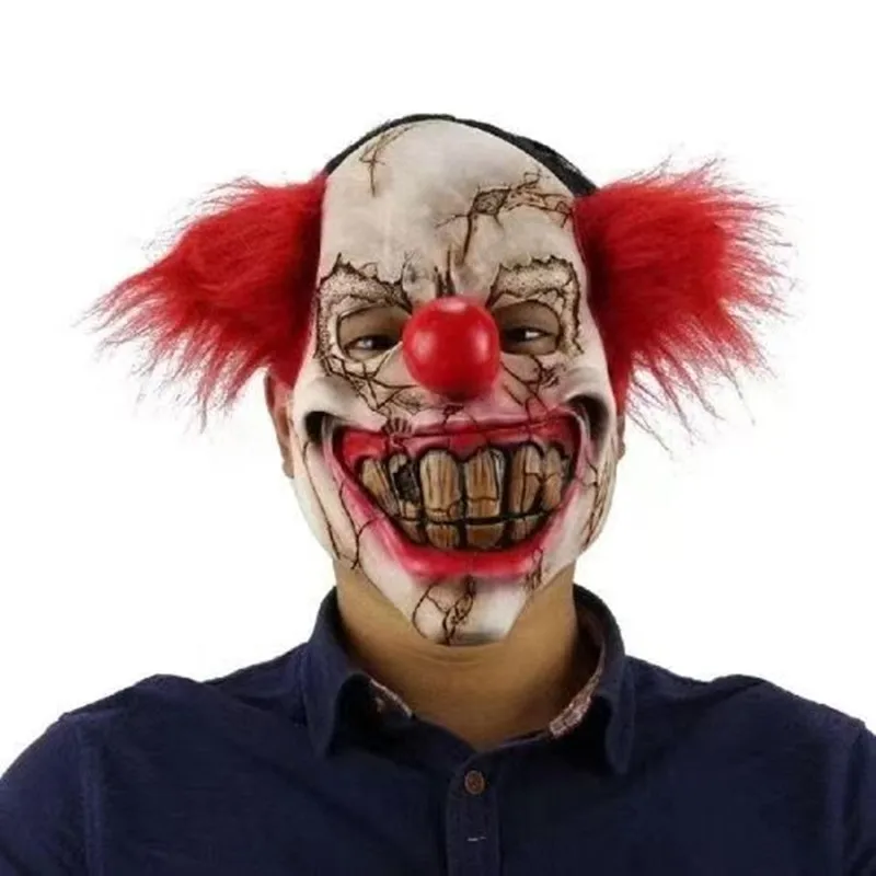 Free Shipping!!! Funny Party Cosplay Evil Circus Clown Mask Pennywise Halloween Horror Party Fancy Dress Costume Accessory