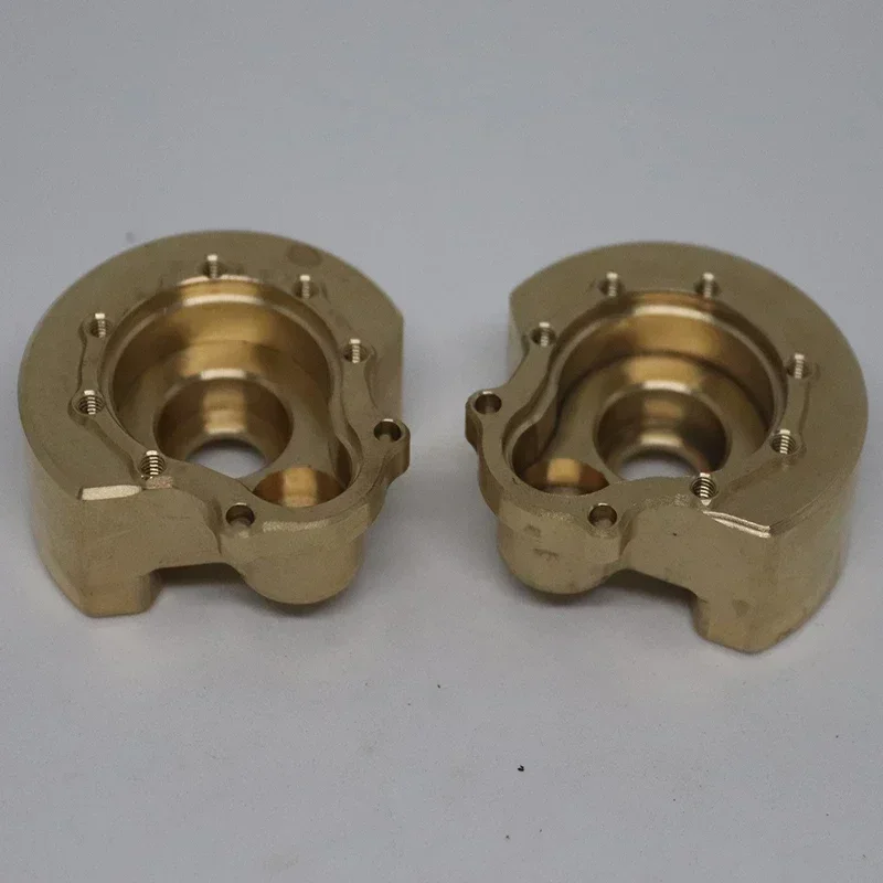 Heavy Duty Metal Brass Counterweight Steering Block Wheel Knuckle Axle Balance Weight for 1/10 Trxs TRX4 RC Crawler