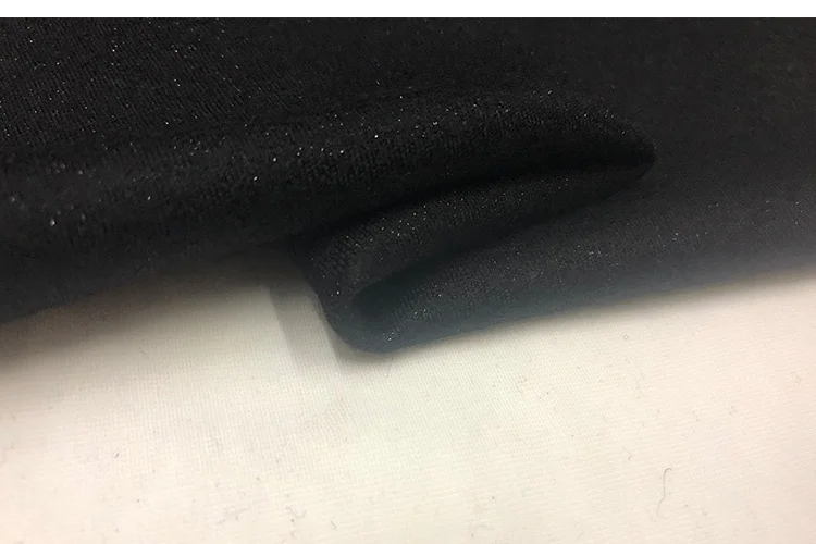 Tela elástica de punto de lana para vestido, tejido do, Material DIY para otoño e invierno, almohadilla de esponja para e...