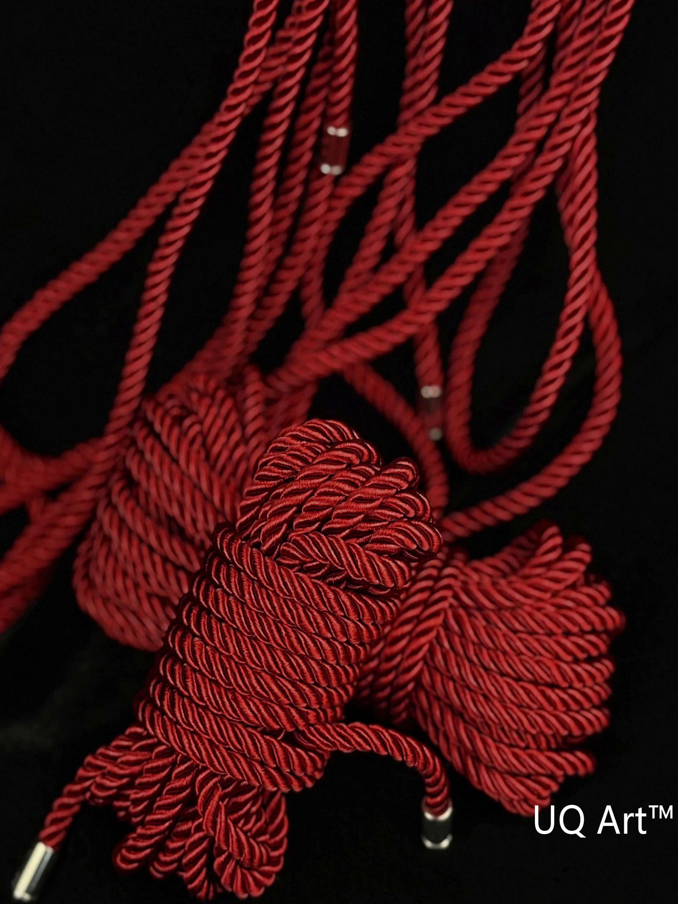 

Japanese Style Binding Silk Rope Hemp Rope Knot Artistic Loop Design Home Fabric Sewing DIY Material Accessories
