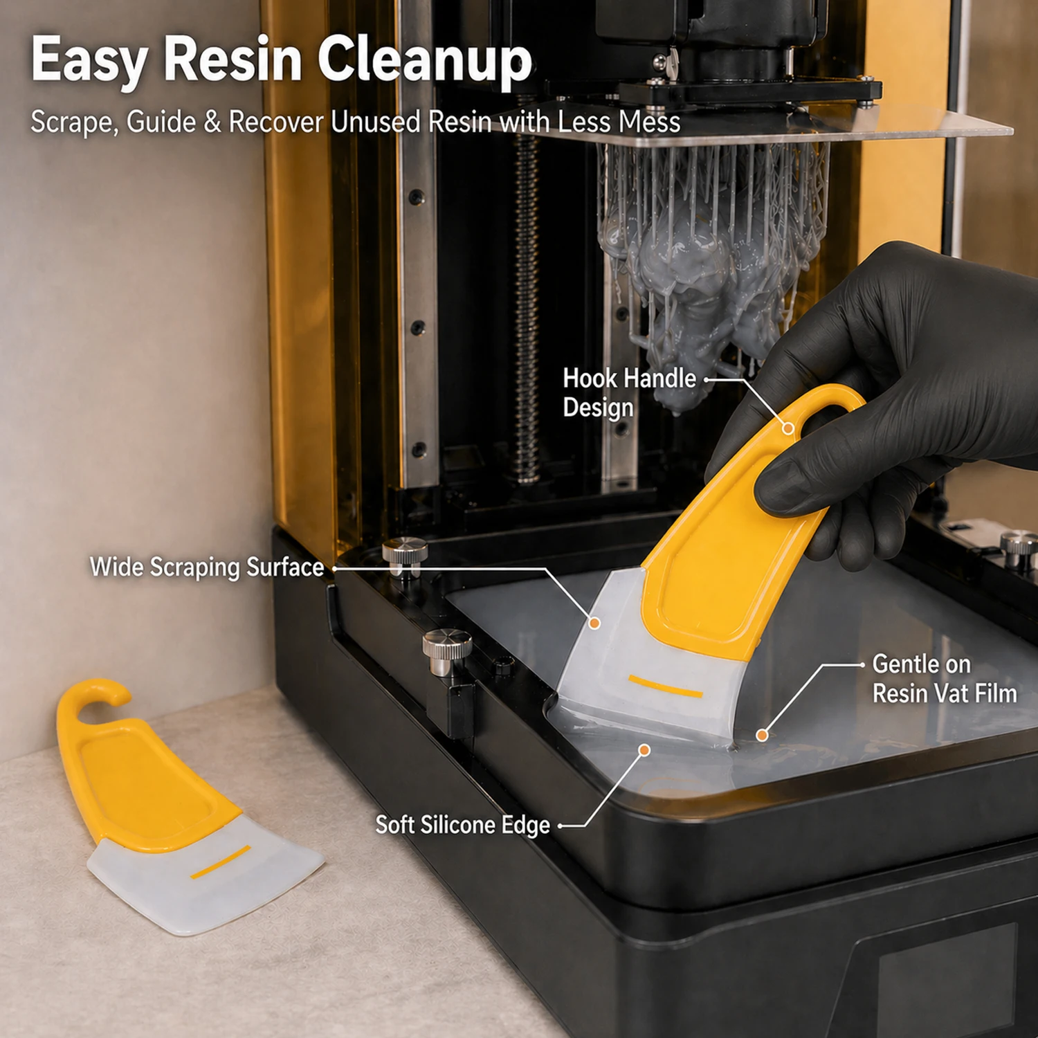 3D Printer Resin Filter Reclaimer Electric Recovery Pump Kit for Water-Washable Resin SLA LCD DLP Resin Printing Tools view 4