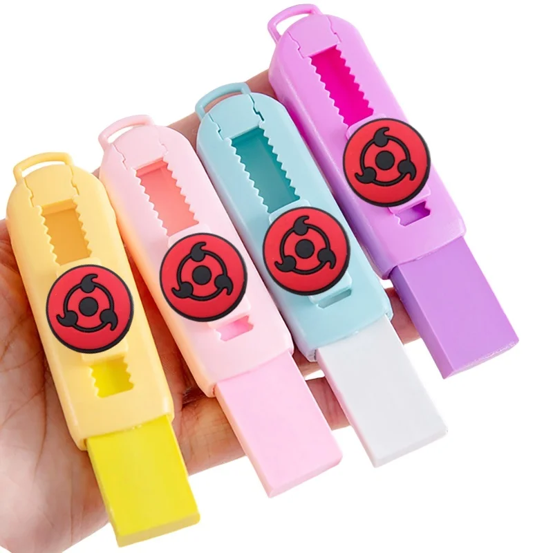 Новый ластик Naruto Hokage Push Pop - Экзамен Shinobi для снятия стресса для студентов, чистые школьные канцелярские принадлежности, детский каваи, подарок