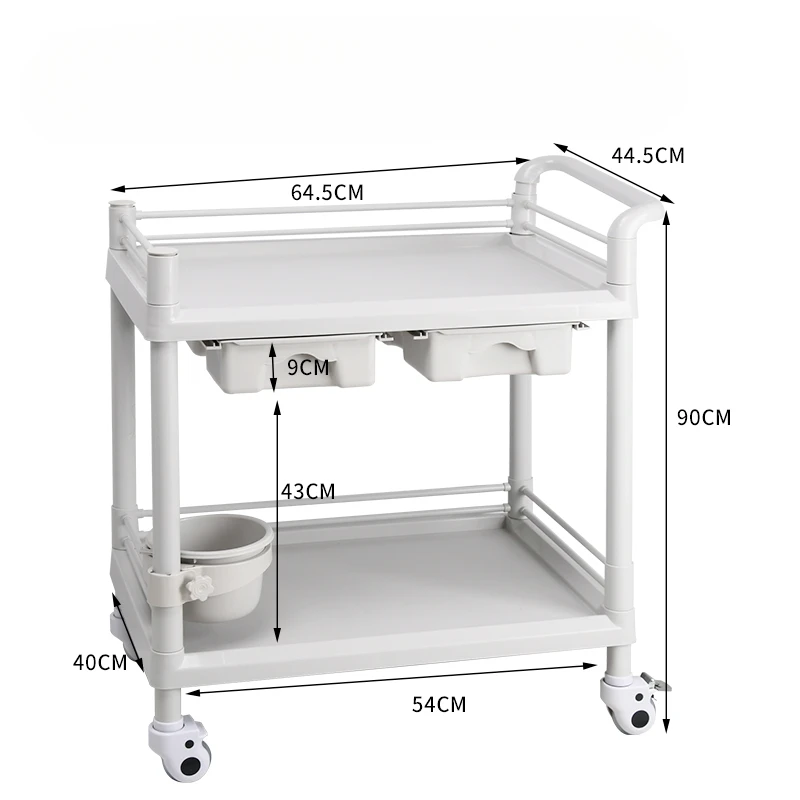 

Beautify Barbershop Lash Salon Trolley Serving Manicure Tattoo Salon Trolley Sofa Side Carrito Auxiliar Beauty Furniture HDTC